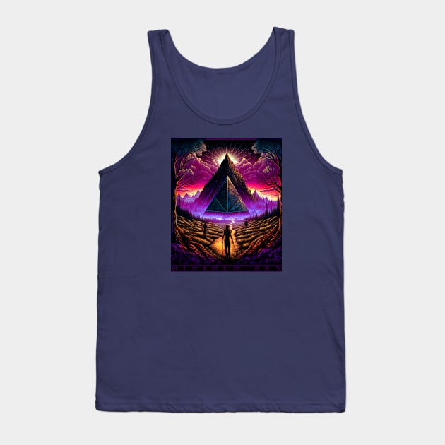 Divided Sky Tank Top by Cactux